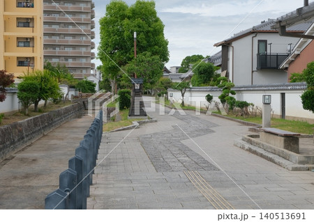 大和郡山市の大和郡山城外堀緑地公園 大和郡山市の大和郡山城外堀緑地公園 140513691