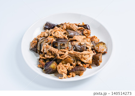 ナスと豚肉の味噌炒め 家庭料理の定番おかず ナスと豚肉の味噌炒め 家庭料理の定番おかず 140514273