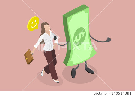 3D Isometric Flat Vector Illustration of Financial Freedom, Successful Businesswoman Achieving Financial Freedom With Joyful Money Bundle Walking Arm In Arm 3D Isometric Flat Vector Illustration of Financial Freedom, Successful Businesswoman Achieving Financial Freedom With Joyful Money Bundle Walking Arm In Arm 140514391