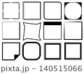 四角形のフレームセット 140515066