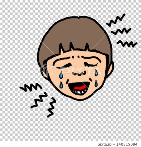 イライラしている男の子のイラスト イライラしている男の子のイラスト 140515094