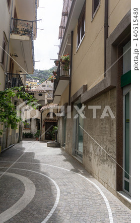 View of Minori on the Amalfi Coast in Italy. View of Minori on the Amalfi Coast in Italy. 140515489