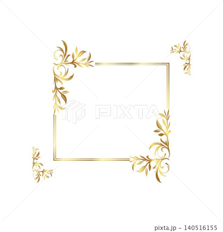 Europe Warm frame with leaves gold border Golden Border Color Europe Warm frame with leaves gold border Golden Border Color 140516155