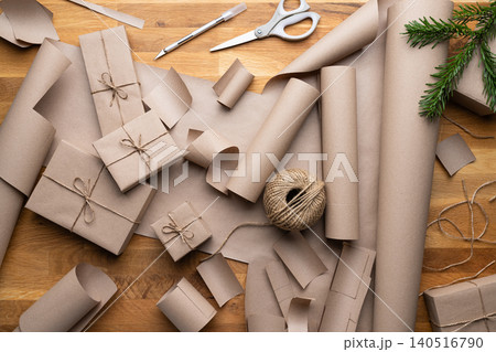 Christmas Wrapping Station Fir Branches Gift Christmas Wrapping Station Fir Branches Gift 140516790
