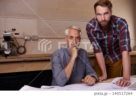 Portrait, men and architecture with blueprint, teamwork and cooperation for property development and renovation. Face, people and entrepreneur with documents and startup with construction company Portrait, men and architecture with blueprint, teamwork and cooperation for property development and renovation. Face, people and entrepreneur with documents and startup with construction company 140517264