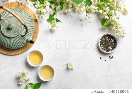 Gren jasmine tea and flowers Gren jasmine tea and flowers 140518008