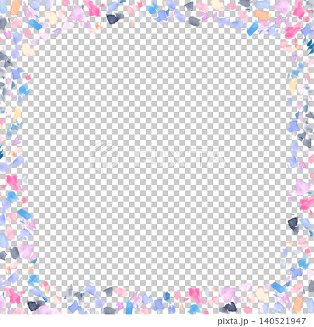Dreamy watercolor frame (square) - Hand-drawn watercolor illustration material Dreamy watercolor frame (square) - Hand-drawn watercolor illustration material 140521947