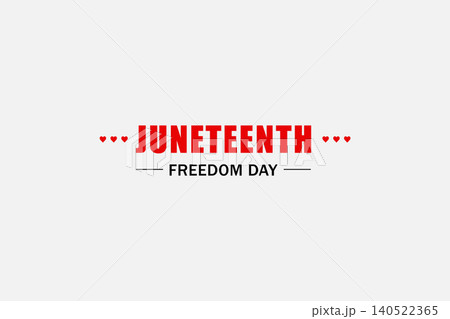Minimal Juneteenth Freedom Day Typography Design Minimal Juneteenth Freedom Day Typography Design 140522365
