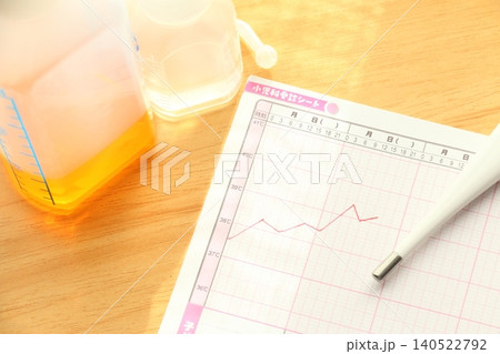 こどもの薬 発熱のイメージ 検温表 こどもの薬 発熱のイメージ 検温表 140522792