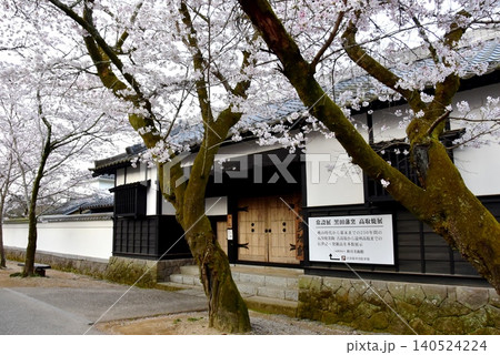 福岡県朝倉市 秋月美術館と杉の馬場の満開桜 福岡県朝倉市 秋月美術館と杉の馬場の満開桜 140524224