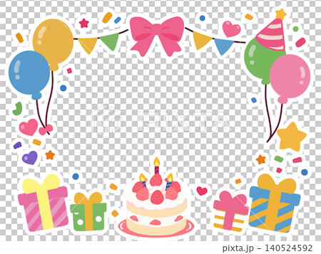 一個生動的生日卡相框 一個生動的生日卡相框 140524592