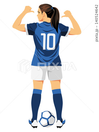 女子サッカー選手 140524642