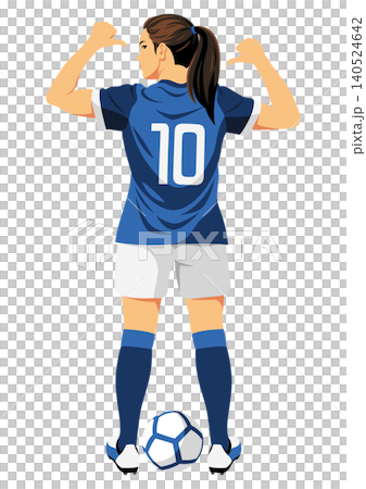 女子サッカー選手 140524642