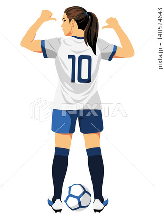女子サッカー選手 女子サッカー選手 140524643