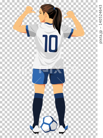 女子サッカー選手 女子サッカー選手 140524643