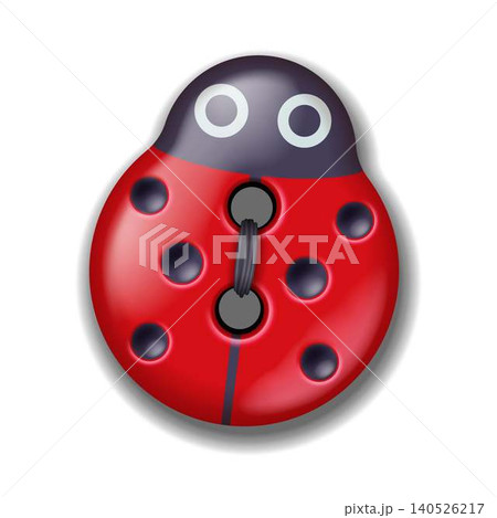 Ladybug Shaped Decorative Button Design Ladybug Shaped Decorative Button Design 140526217