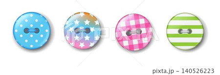 Colorful Assorted Patterned Sewing Buttons Colorful Assorted Patterned Sewing Buttons 140526223
