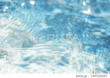 ひんやりとした水面 夏色のイメージ素材 ひんやりとした水面 夏色のイメージ素材 140526681