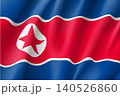 Korea Republic national flag. Patriotic symbol in official country colors. Illustration of Asian state flag. Vector icon 140526860
