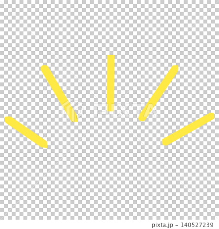 Emphasis effect/focus lines (yellow) illustration embellishment Emphasis effect/focus lines (yellow) illustration embellishment 140527239