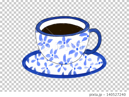 カップに入ったコーヒーのイラスト カップに入ったコーヒーのイラスト 140527240