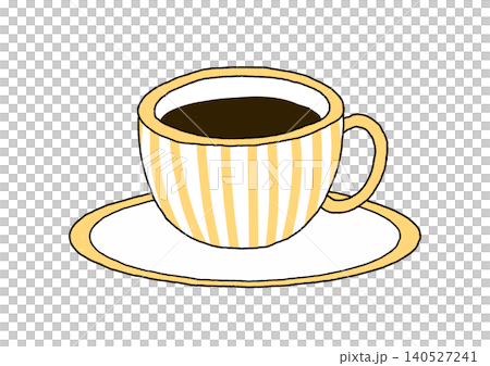Illustration of coffee in a cup Illustration of coffee in a cup 140527241