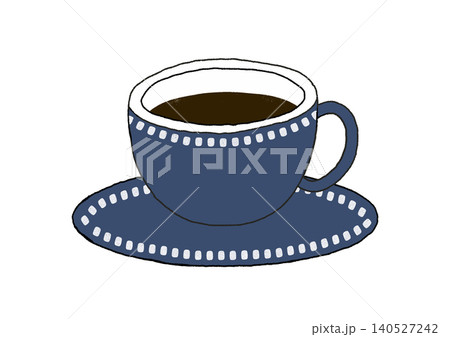 カップに入ったコーヒーのイラスト カップに入ったコーヒーのイラスト 140527242