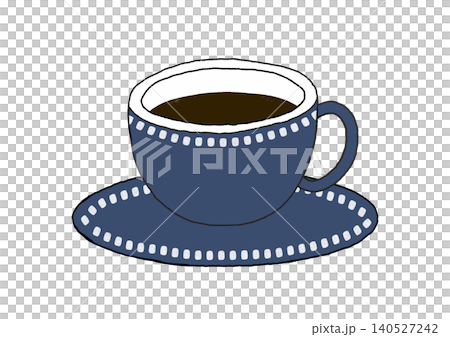 カップに入ったコーヒーのイラスト カップに入ったコーヒーのイラスト 140527242