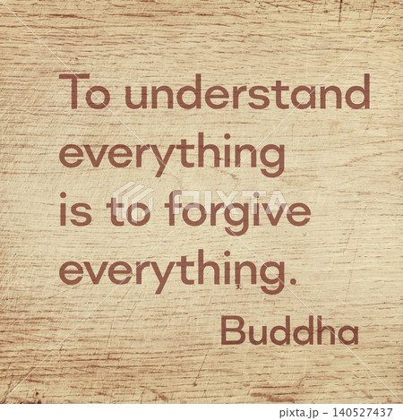 forgive everything Buddha wood 140527437