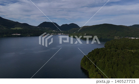 箱根・芦ノ湖(空撮) - 神奈川県足柄郡 , 日本 箱根・芦ノ湖(空撮) - 神奈川県足柄郡 , 日本 140527715