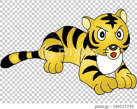 Hand-drawn animal illustration ☆ Little tiger 140527739