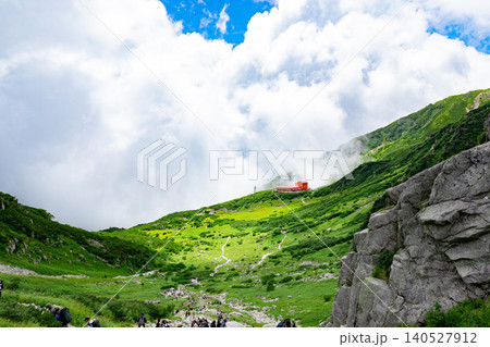 千畳敷カールの絶景　登山道から見下ろす眺望 140527912