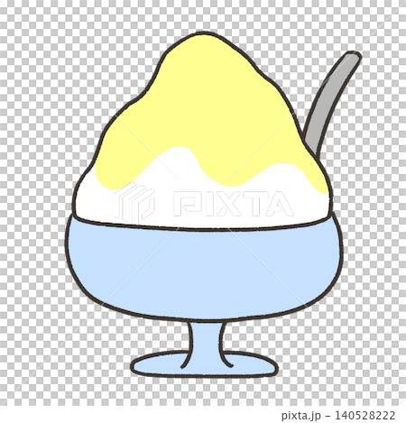 レモン味のかき氷 140528222