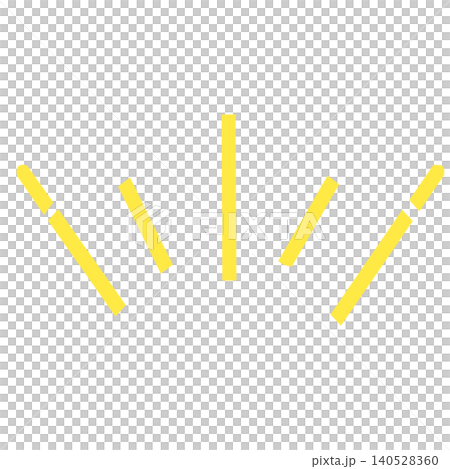 強調/靈感效果(黃色)插圖 強調/靈感效果(黃色)插圖 140528360