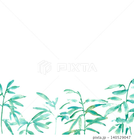 水彩風の竹背景イラスト|涼しげな和風夏デザイン 水彩風の竹背景イラスト|涼しげな和風夏デザイン 140529047