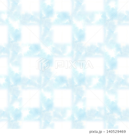 Seamless pattern of blue watercolor checkered patterns. Watercolor illustration. Handmade art work. For packaging design, cards, cover, prints, product labels and fabric Seamless pattern of blue watercolor checkered patterns. Watercolor illustration. Handmade art work. For packaging design, cards, cover, prints, product labels and fabric 140529469