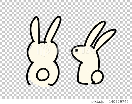 A rabbit in watercolor style A rabbit in watercolor style 140529743