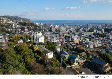 静岡県　伊東市の街並み 140530787