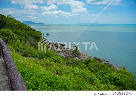 Beautiful seaside views in tropical Asia. 140531270