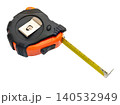 Construction tape measure clipping path isolated on white background 140532949