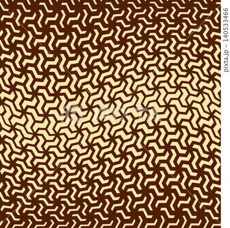 Abstract geometric pattern. A seamless vector background. Golden and brown ornament. Graphic modern pattern. Simple lattice graphic design Abstract geometric pattern. A seamless vector background. Golden and brown ornament. Graphic modern pattern. Simple lattice graphic design 140533466