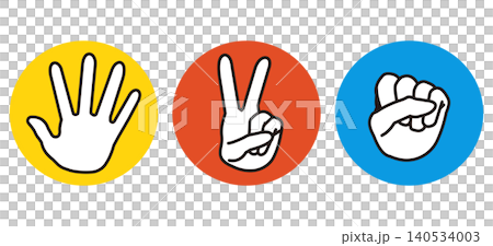 rock paper scissors illustration rock paper scissors illustration 140534003