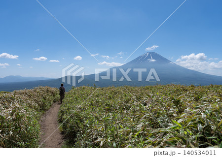 富士山を眺めながら登る山 竜ヶ岳 富士山を眺めながら登る山 竜ヶ岳 140534011