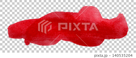 red brush isolated on transparent background red watercolor red brush isolated on transparent background red watercolor 140535204