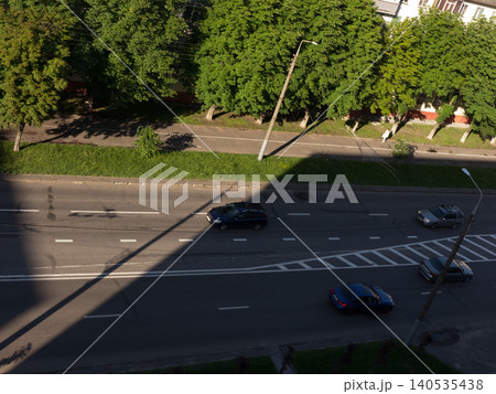 The Architecture road backgrounds and cars. 140535438