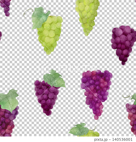Seamless grape/muscat pattern Seamless grape/muscat pattern 140536001