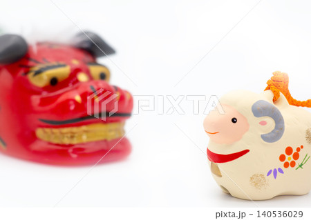 干支土鈴　羊 140536029