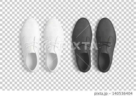 Blank black and white casual shoes mockup png, transparent background, 3d rendering. Empty male oxford or dress shoe for wedding mock up cut out. Clear nubuck foot-gear pair for walk outfit template. Blank black and white casual shoes mockup png, transparent background, 3d rendering. Empty male oxford or dress shoe for wedding mock up cut out. Clear nubuck foot-gear pair for walk outfit template. 140536404