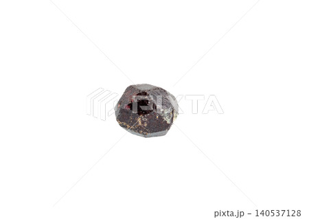 garnet mineral stone macro on white background garnet mineral stone macro on white background 140537128