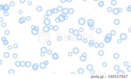 たくさんの泡が流れる背景素材 たくさんの泡が流れる背景素材 140537937